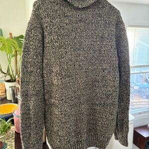 GAP Men's Gray Turtleneck Sweater
